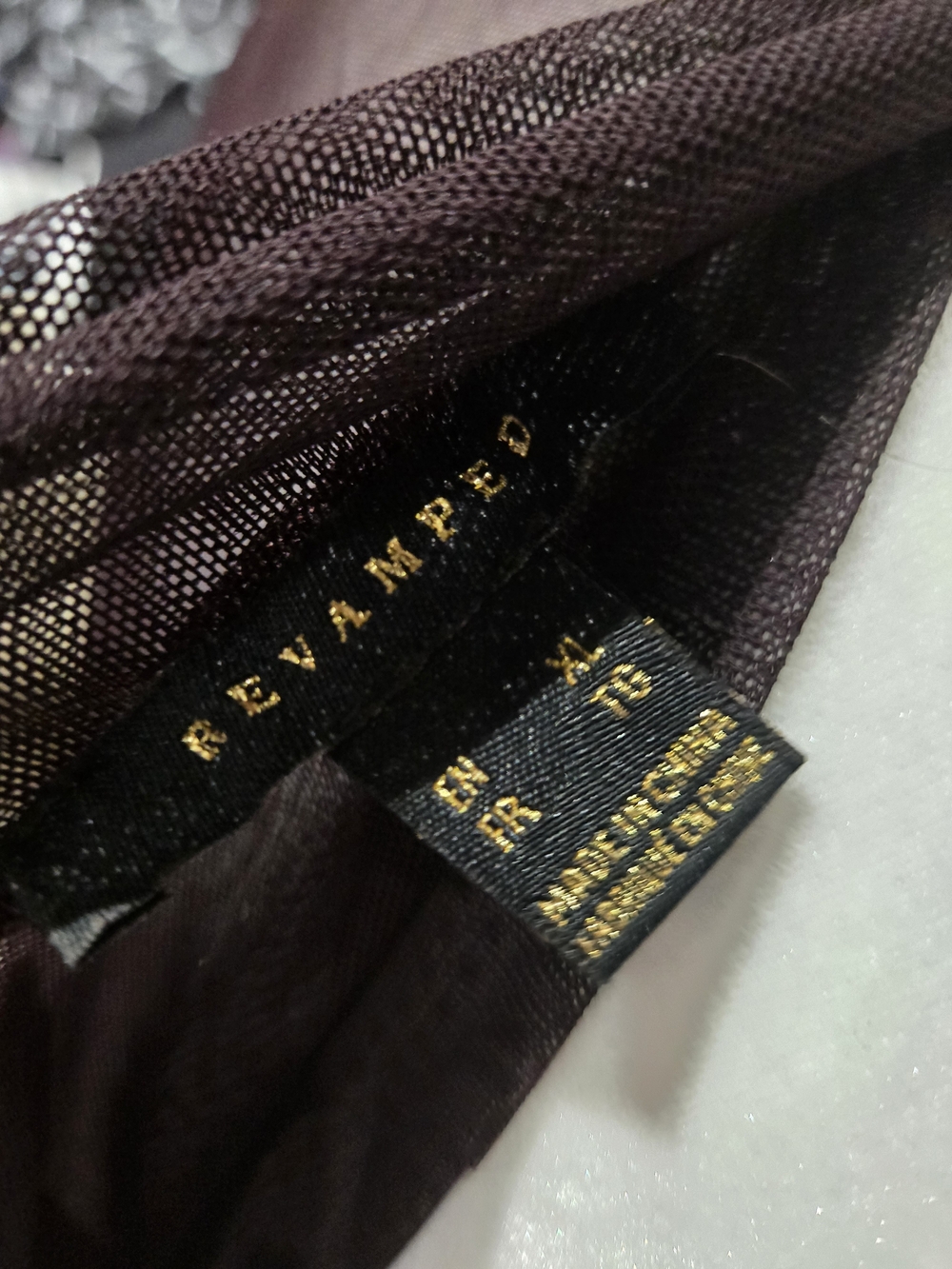 Revamped Sheer-Panel Zip Front Athletic Jacket - Plum - Picture 3 of 3